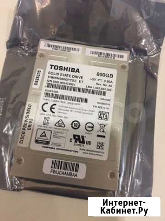 SSD 2.5 (2,5) SATA 800GB промышленный toshiba Омск - изображение 1