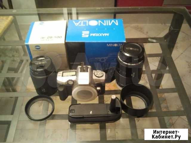 Minolta Maxxum 5 с объективами и др Конаково - изображение 1