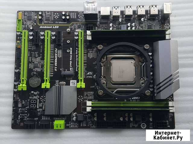 Комплект S-2011 X79+Xeon E5-2670+DDR3 16Gb Ростов-на-Дону - изображение 1