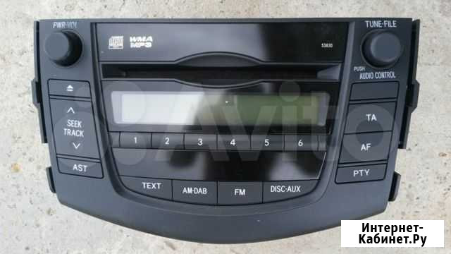 Магнитола штатная с Rav-4 2011 года Иркутск - изображение 1