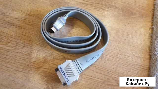 Кабель Scart-scart Luxmann professional 1,5м Люберцы - изображение 1