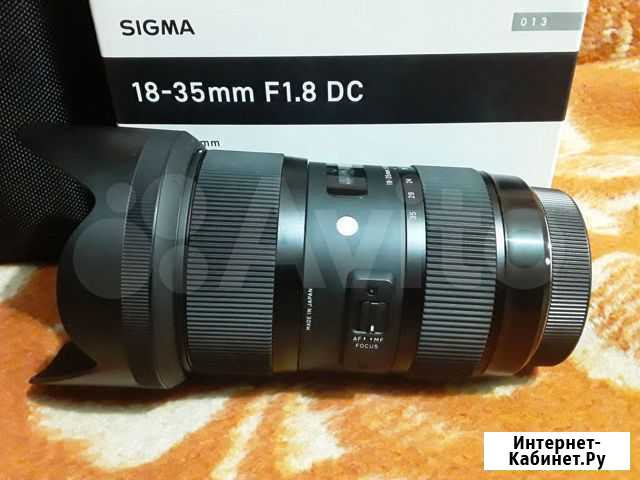 Sigma 18-35 f/1.8 DC HSM Art EF Онега - изображение 1
