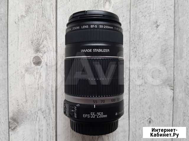 Объектив Canon EF-S 55-250mm f/4.0-5.6 IS Уфа - изображение 1
