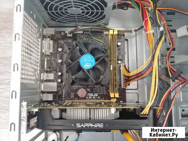 Системный блок i5 4570,ddr3 8gb, radeon rx 560 2GB Липецк - изображение 1