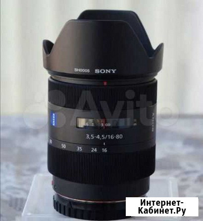 Объектив байонет А Sony Carl Zeiss T*16-80mm Новосибирск - изображение 1