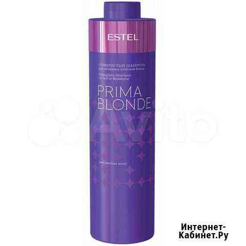 Серебристый шампунь Estel Prima Blond 1000 мл Санкт-Петербург