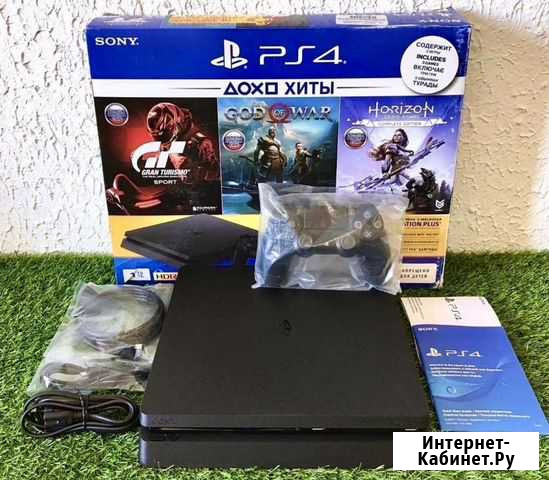 Sony PS4 Slim 1Tb + 30Игр + Подписка PS+ Красноярск - изображение 1