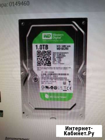 Жесткий диск WD Green 1тб Пермь - изображение 1
