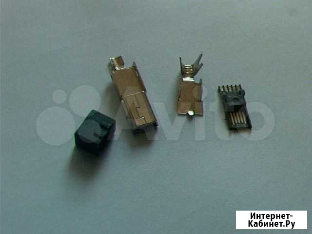 Разъем Mini-USB вилка на кабель Барнаул - изображение 1