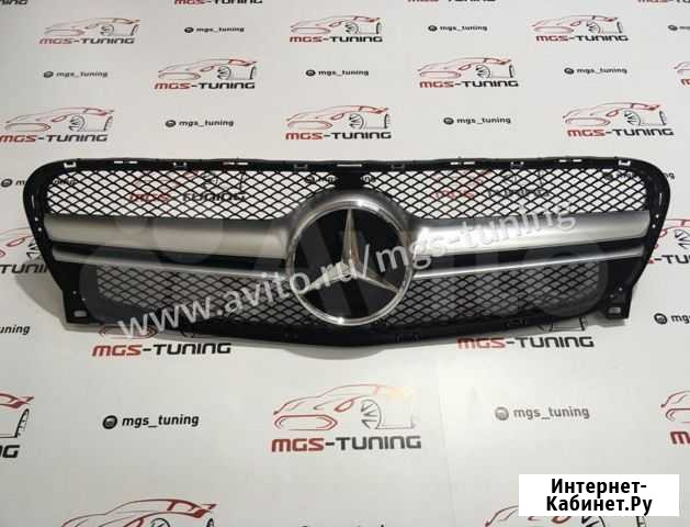 Решетка на Mercedes GLA-Class X156 Matt Chrome Ростов-на-Дону - изображение 1