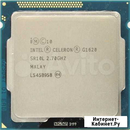 Сокет 1155 Intel Celeron G1620 Ivy Bridge (2700MHz Уфа - изображение 1