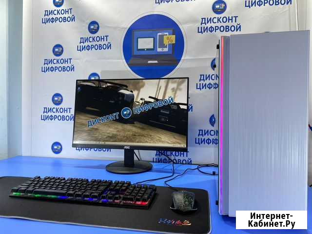 White Intel i3-10100F/GTX1650gddr6/DDR4-8/SSD-240 Иваново - изображение 1