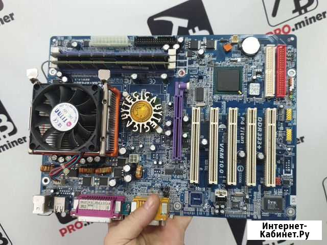 Комплект GA-8PE800 Gigabyte (Коллекционная мать) Краснодар - изображение 1