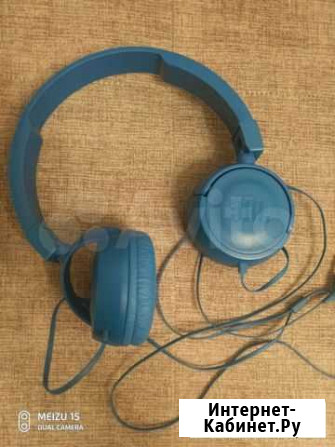 Наушники JBL накладные Tune 500 blue проводные Екатеринбург - изображение 1