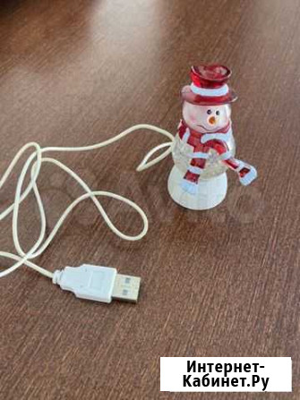USB снеговик с подсветкой Астрахань - изображение 1