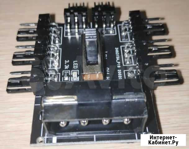 Сплиттер Разветвитель вентиляторов molex 8шт*3pin Набережные Челны - изображение 1