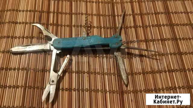 Нож СССР перочинный складной Олимпиада 80 Пятигорск - изображение 1