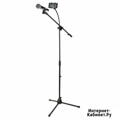 Стойка микрофонная dekko jr-504bk новая Москва - изображение 1