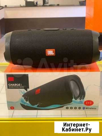 Колонка jbl charge 3 чёрная Санкт-Петербург - изображение 1