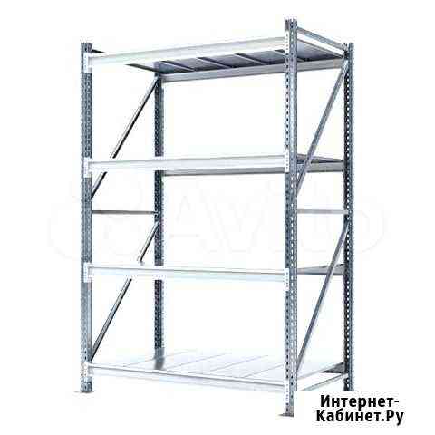 Средне-грузовой стеллаж 2490*2000*600 (4 яруса) Екатеринбург