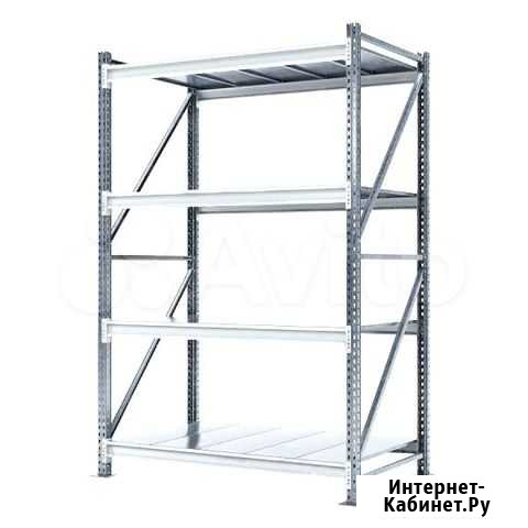 Средне-грузовой стеллаж 2490*2000*600 (4 яруса) Екатеринбург - изображение 1