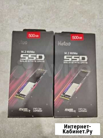 Новый Nvme M2 Netac 500gb Тверь - изображение 1