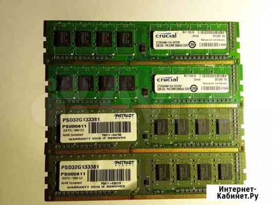 Оперативная память DDR3, 4 x 2gb Елец