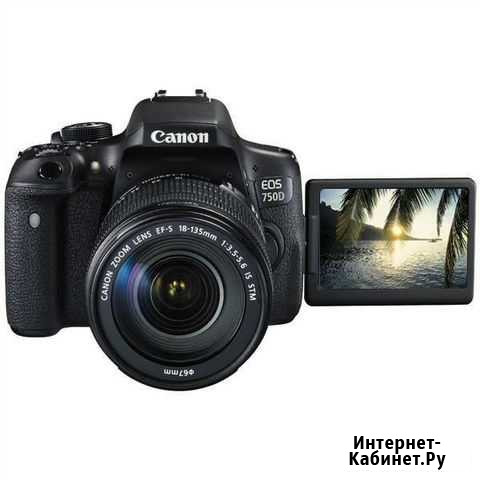 Зеркальный фотоаппарат canon 750D Копейск - изображение 1