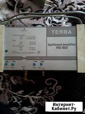 Уселитель Цифрового тв  terra Splitbend amplifie Псков - изображение 1