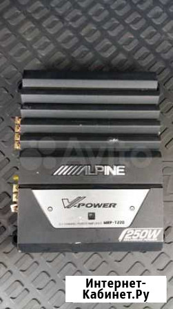 Усилитель Alpine 250w + накопитель. Б/у Краснодар - изображение 1