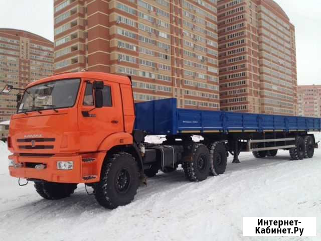 Услуги на бортовом полуприцепе, вездеход Ижевск - изображение 1