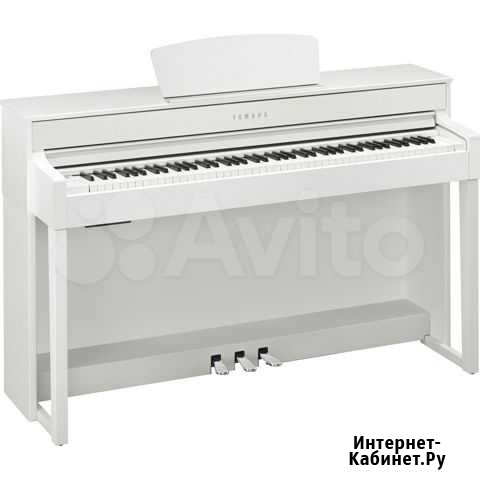 Фортепиано Yamaha CLP-535 WH + доставка бесплатно Новосибирск - изображение 1