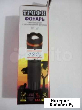 Фонарь Трофи 1W LED, регулируемый фокус, Новые Набережные Челны - изображение 1