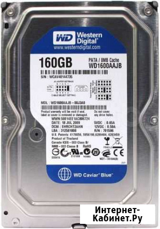 WD Caviar Blue 160 Гб WD1600aajb 160 Гб IDE новый Ярославль - изображение 1