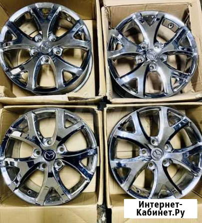 Новые Литые(Chrome) Диски Mazda R16, 5/114.3, 6.5J Саратов - изображение 1