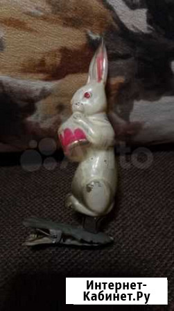 Елочная игрушка Заяц,СССР Нижний Новгород - изображение 1