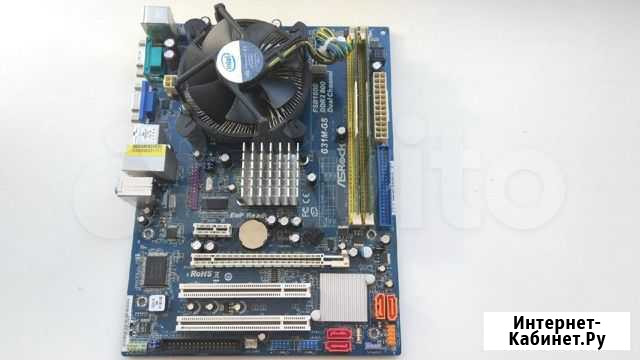 Core 2 Duo e7400 2.8Ghz / AsRock G31 / DDR2 1gb Хабаровск - изображение 1