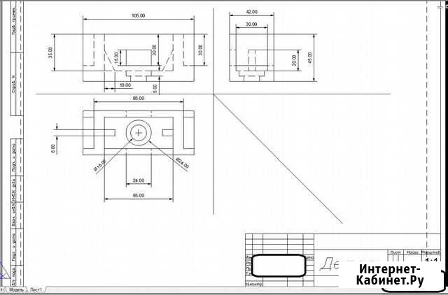 Чертежи autocad 2D/3D Калуга - изображение 1