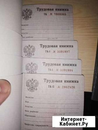 Трудовая книжка Тк1 2006 Барнаул - изображение 1