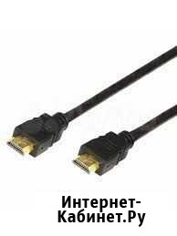Шнур hdmi-hdmi gold 5м, 25519 Уфа - изображение 1