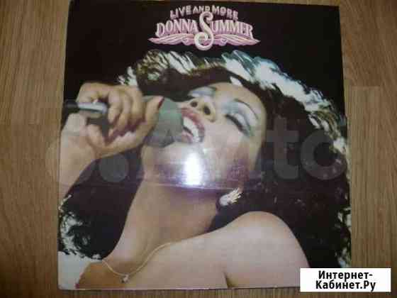 Donna Summer 1978 Live And More (Germany) EX 2 LP Магнитогорск