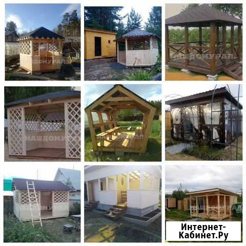 Беседка, веранда, терраса, навес из дерева Екатеринбург - изображение 1