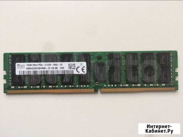 Оперативная память 16Gb 2133 2400 2666 ECC REG Москва - изображение 1