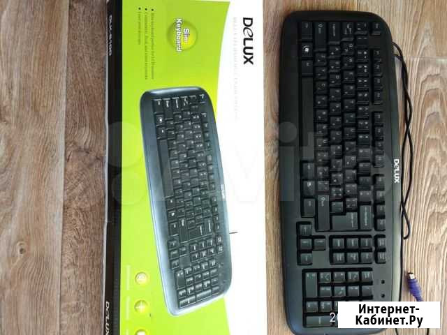 Клавиатура Delux 6100,черная Севастополь - изображение 1