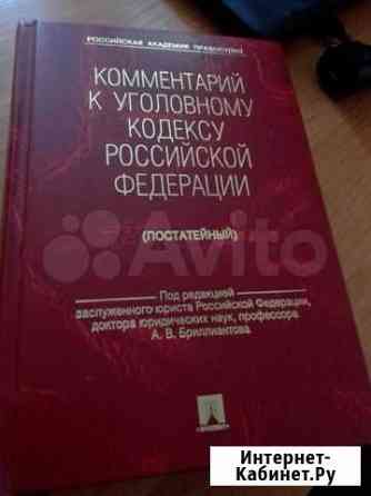 Комментарий к Уголовному кодексу РФ (2010) Волгоград