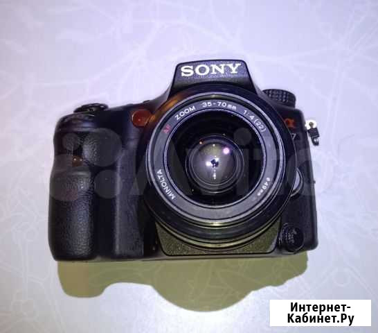 Зеркальный фотоаппарат Sony A77 + 18-250 + 35-70 Москва - изображение 1