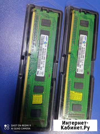 Оперативная память 2 планки по 1GB DDR3 Белгород - изображение 1