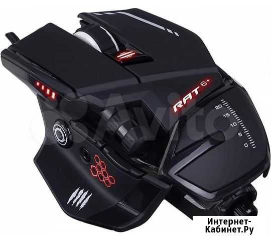 Игровая мышь Mad Catz R.A.T. 6+ чёрная (PMW3360, O Екатеринбург - изображение 1