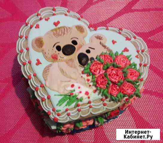 Пряничная шкатулка с крышкой Ногинск