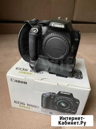 Canon 1000d с батарейным блоком Москва - изображение 1